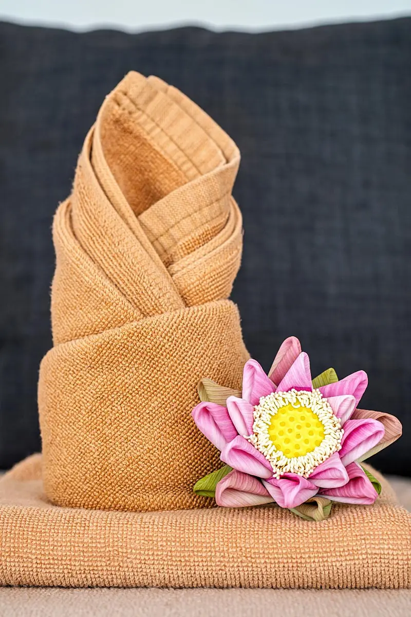 It is possible that the towel represents Cambodian ground?