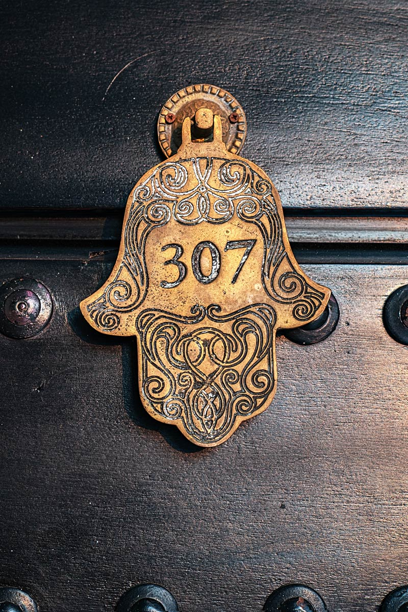 Our Room was 307. Lovely tags, by the way.