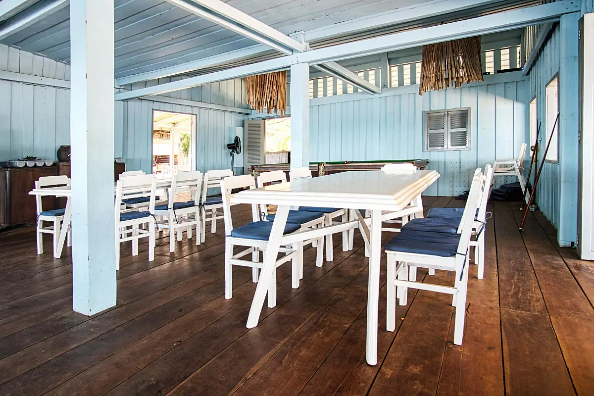 What used to the old fisherman house is now the hottest restaurant in Kep.