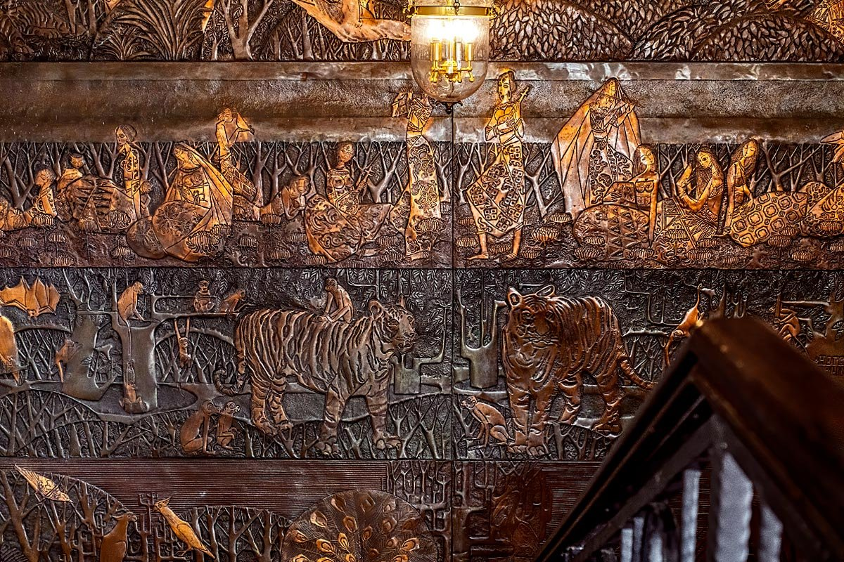 Back in time, tigers roamed the pristine jungle and they had company.