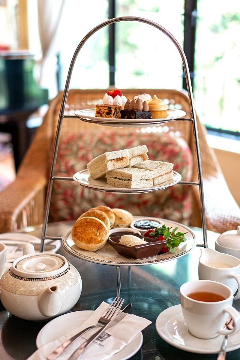 The afternoon tea set for two at Jim Thompson Tea Room comes with Gold Blend BOH tea