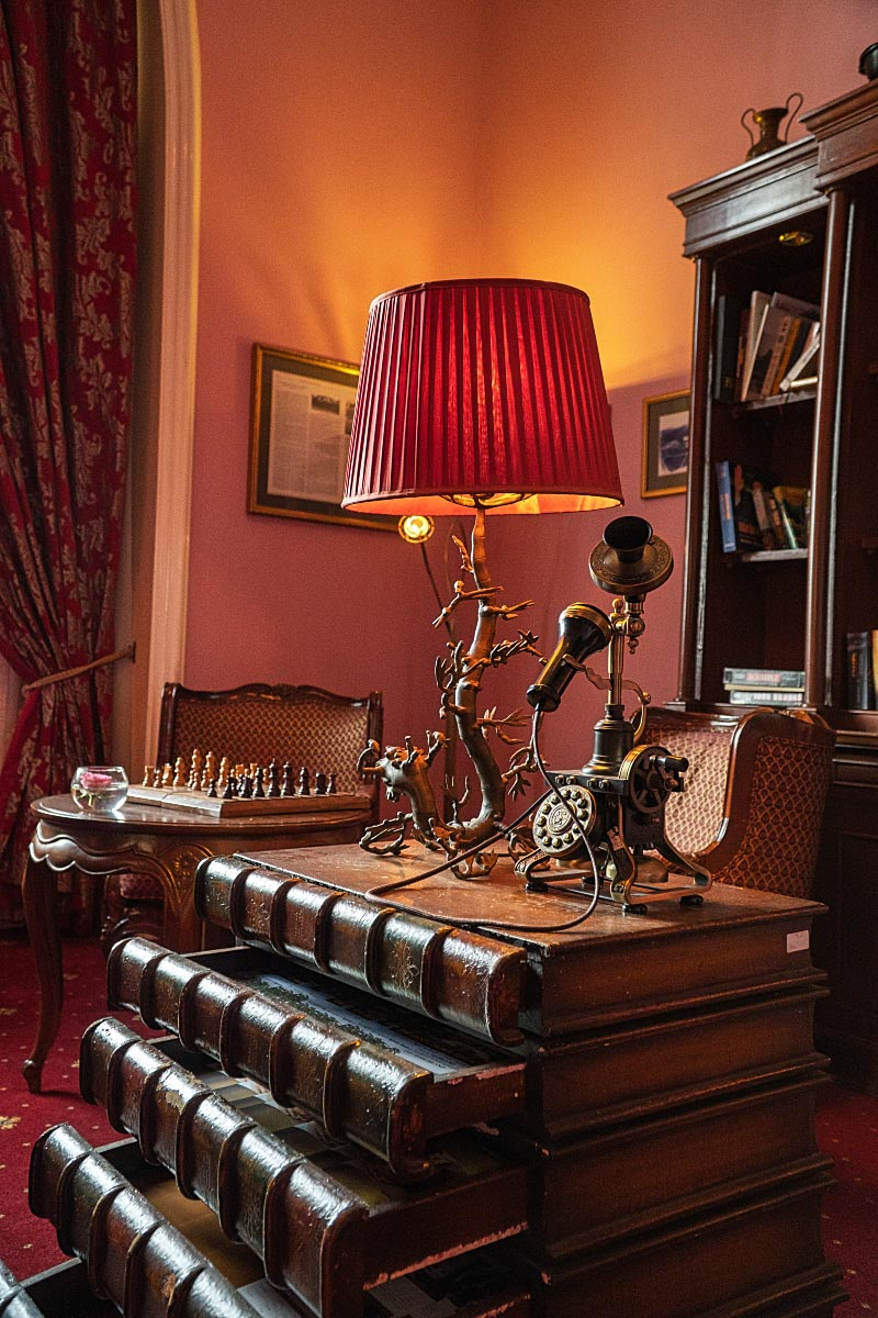 Vintage is the right place at a heritage hotel.