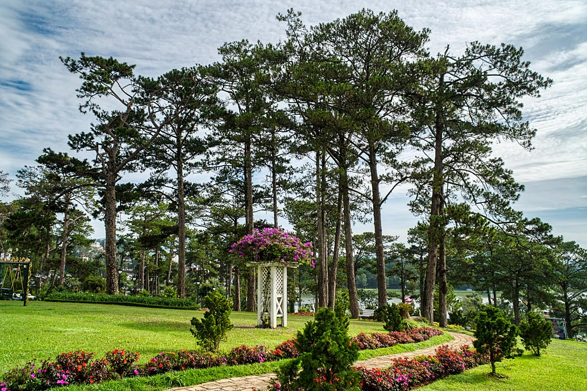 The hotel’s park is one of the most beautiful we have seen.