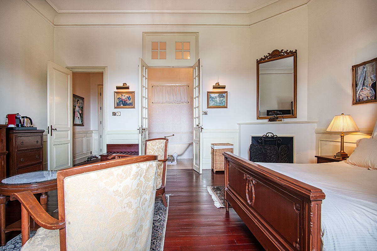 Rainy evenings in Da Lat can be quite cold hence the fireplace in a hotel room is a winner.