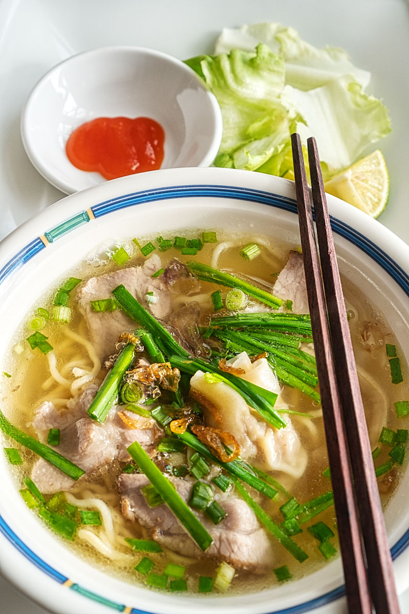 Something warm for breakfast sounds good and the pho soup was quite nice.