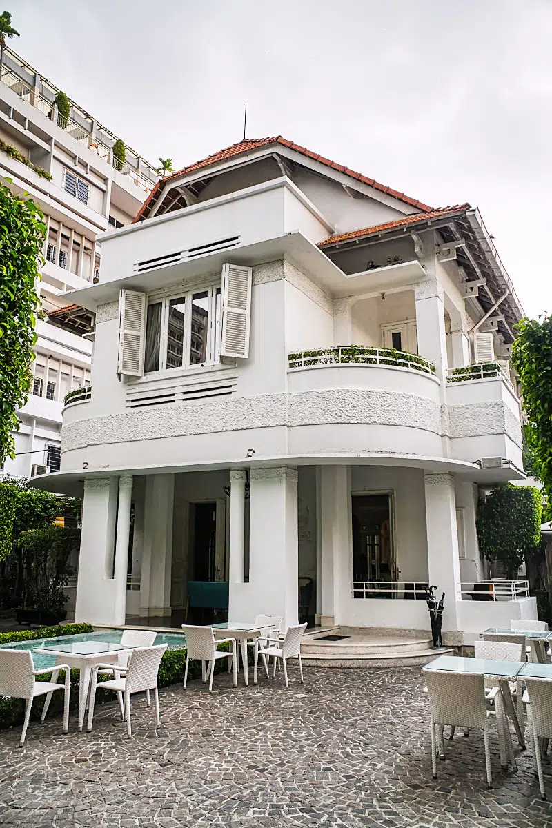 Ly Club Saigon is housed inside the French Colonial Villa