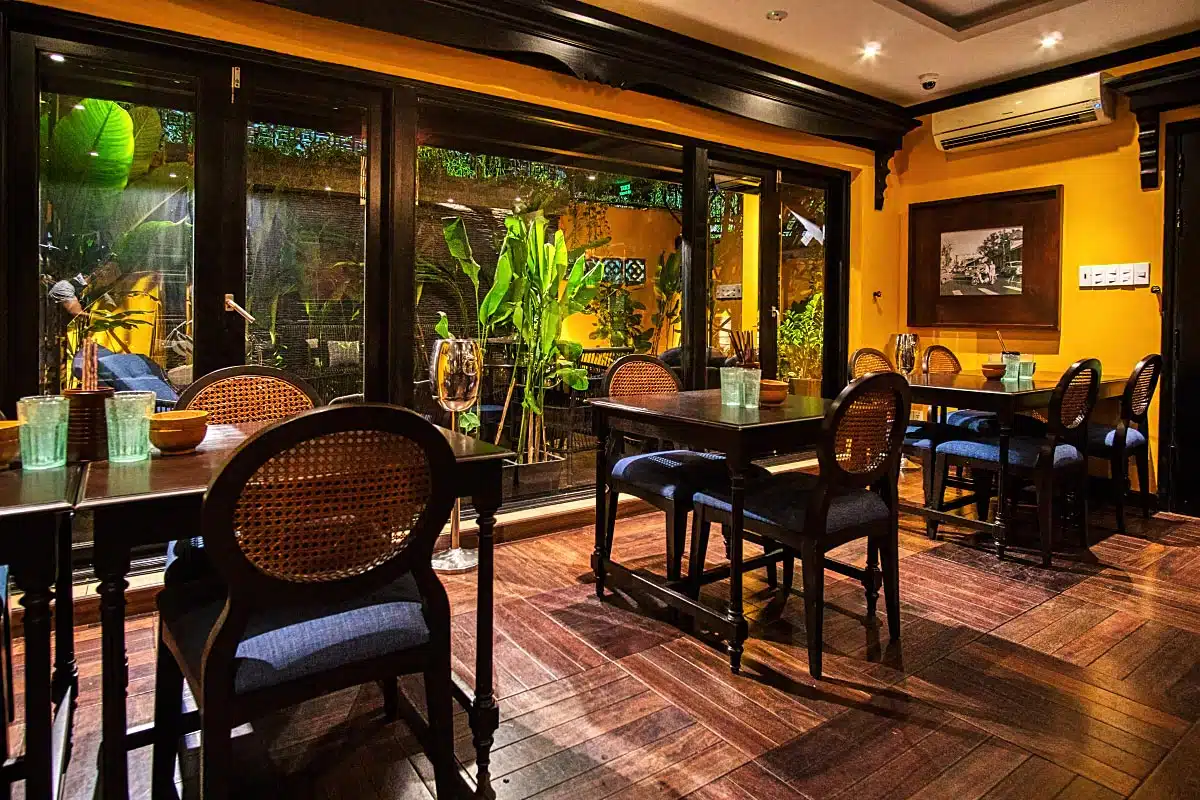 Rattan chairs look gorgeous and are a joy to sit in.