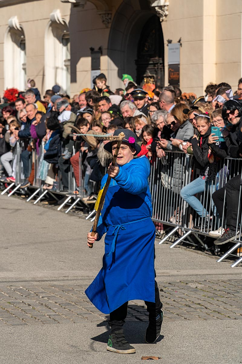 Young whip cracker in action