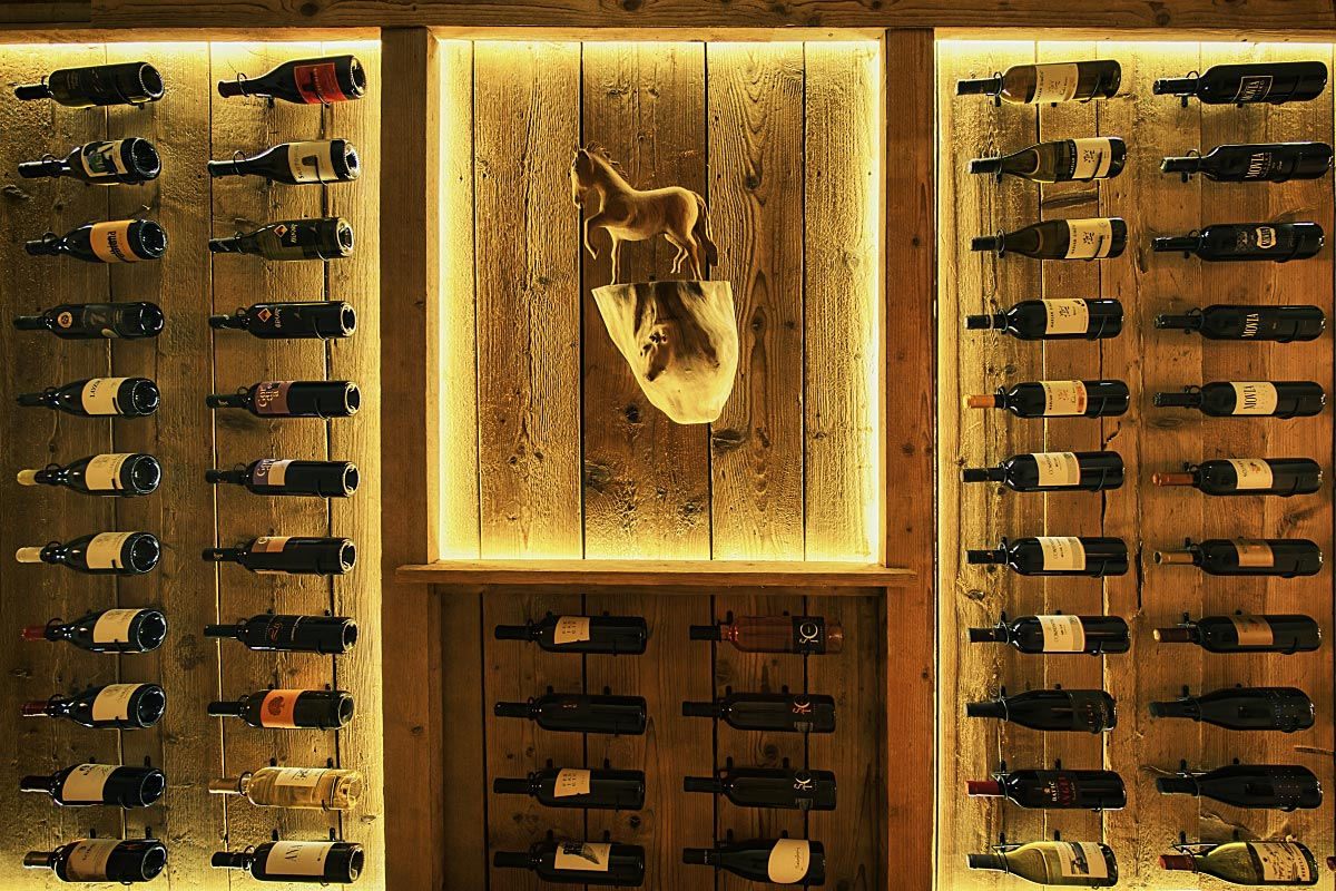 The wine card at Planinka Restaurant holds a hefty collection of thoughtfully chosen bottles.