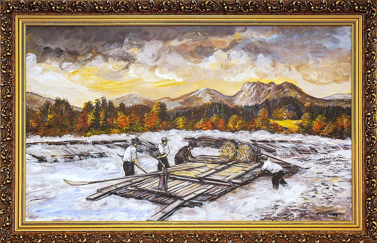 Every First Sunday in August is a festival of the old customs known as Flosarski bal in Ljubno by the Savinja River. We will come back!