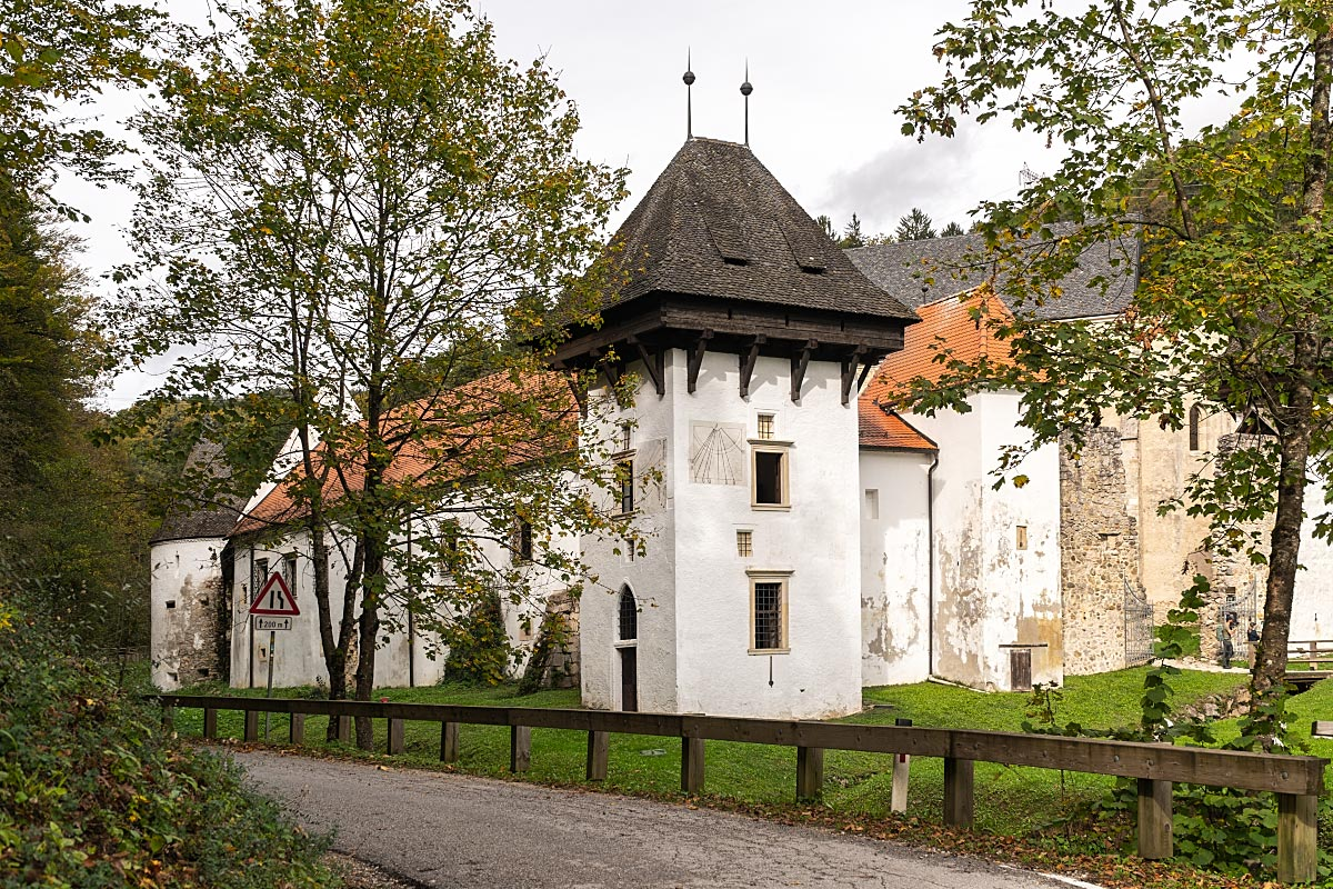 Spargus Restaurant is in a separate house, only a few steps from the Carthusian Monastery Museum you see here