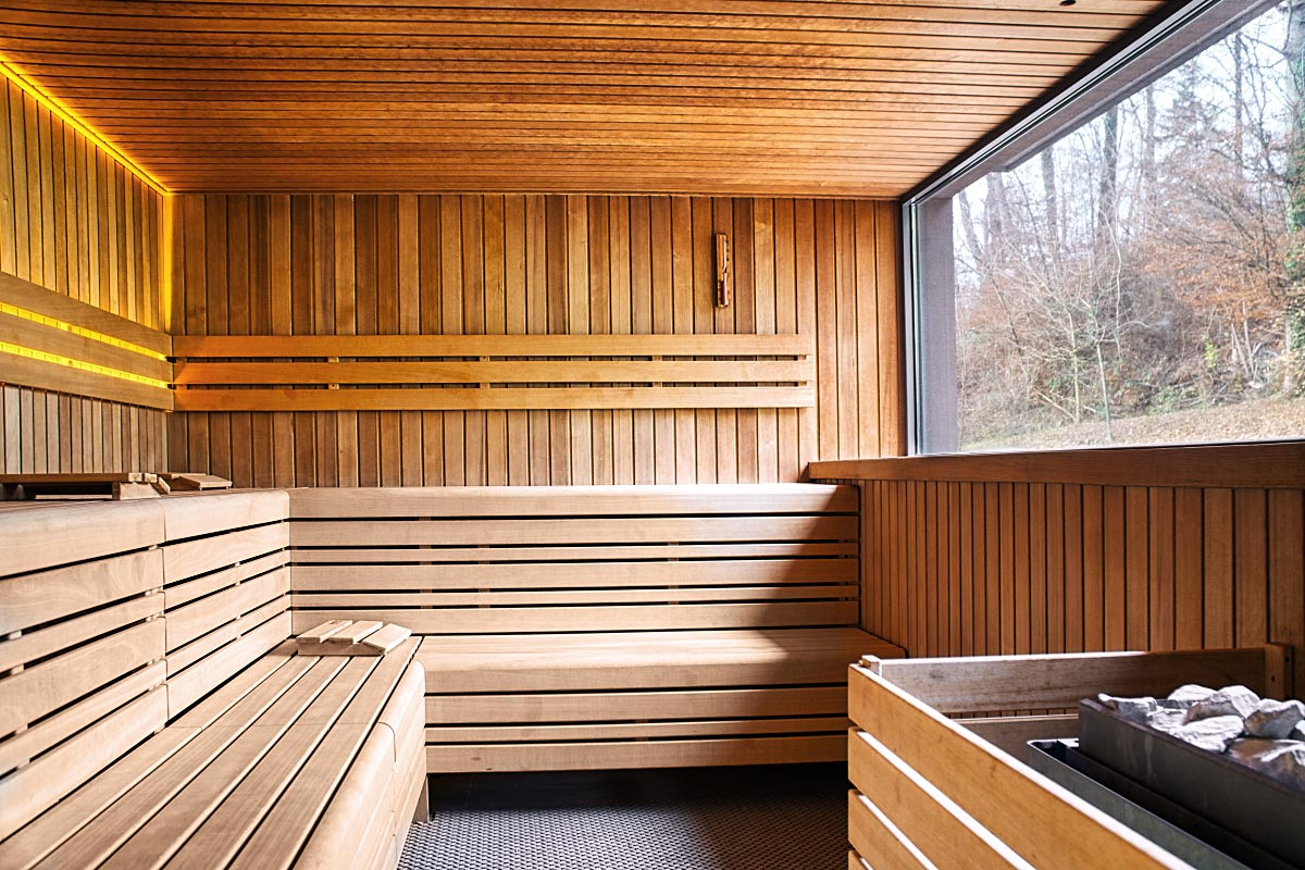 Sauna is for body, soul and heart. Especialy, when you can see nature straight out like here at Atlantida Hotel.