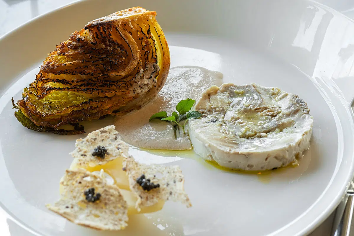 Trout and pear are a great combo.