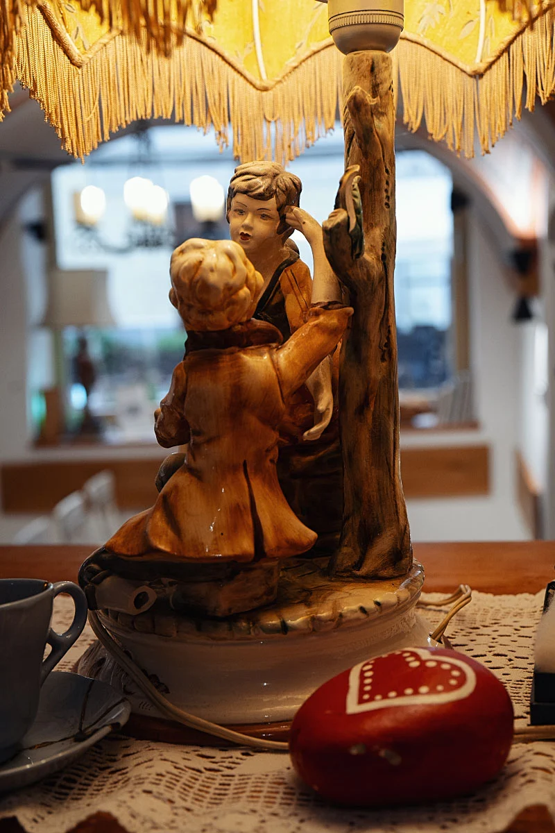 Small decorative details add to the character of the old house.