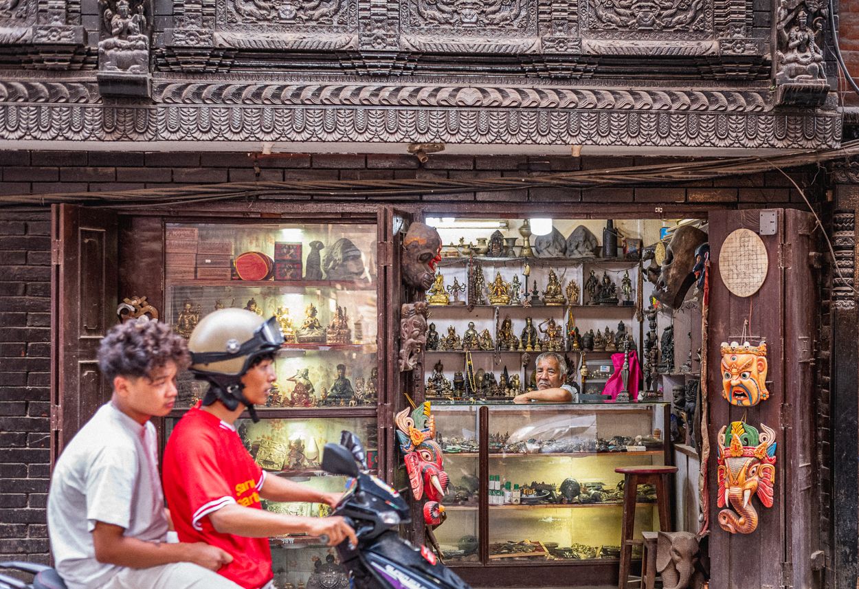 A Walk to Kathmandu Durbar Square. A Sunny Day After Monsoon Gloom Period