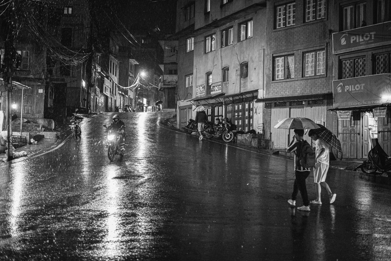 Night Monkeys and Rain in Kathmandu. For #Monomad