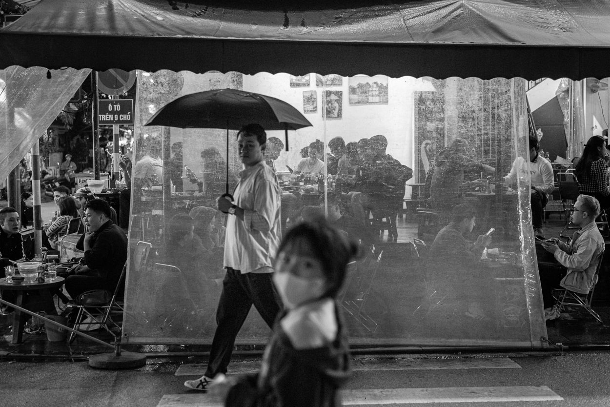 Nightlife in Hue, Vietnam. Streets and Characters