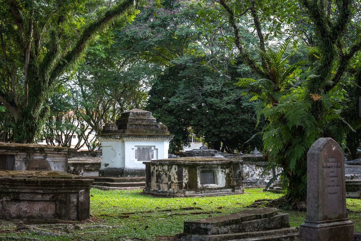 A Colonial-Era Cemetery in George Town, Malaysia for @grindle's c/Tombstone Tourism. Flashback to June 2025