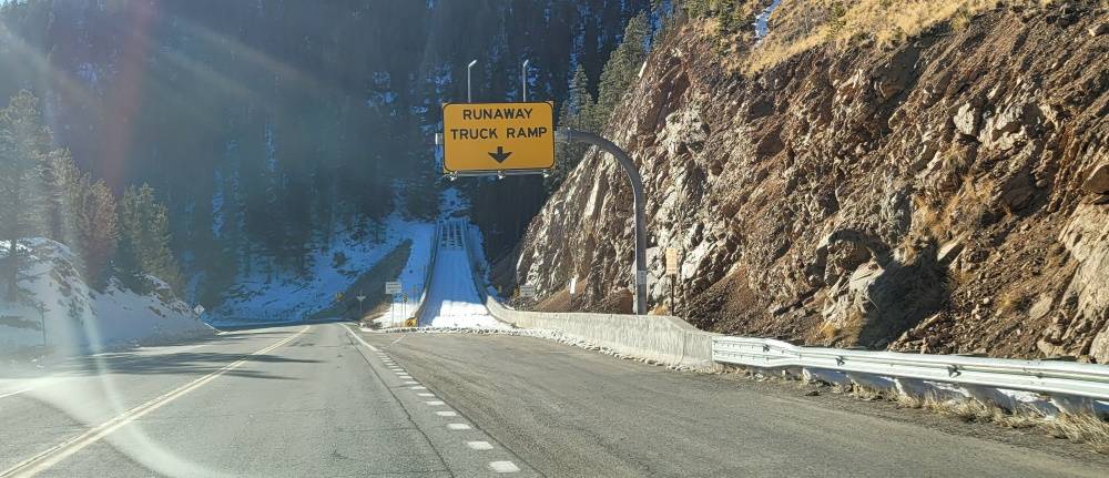 Runaway Truck Ramp has saved many lives, even this one.