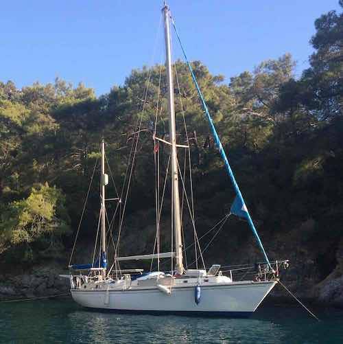 Sailing Yacht Bat Ami. South Turkey