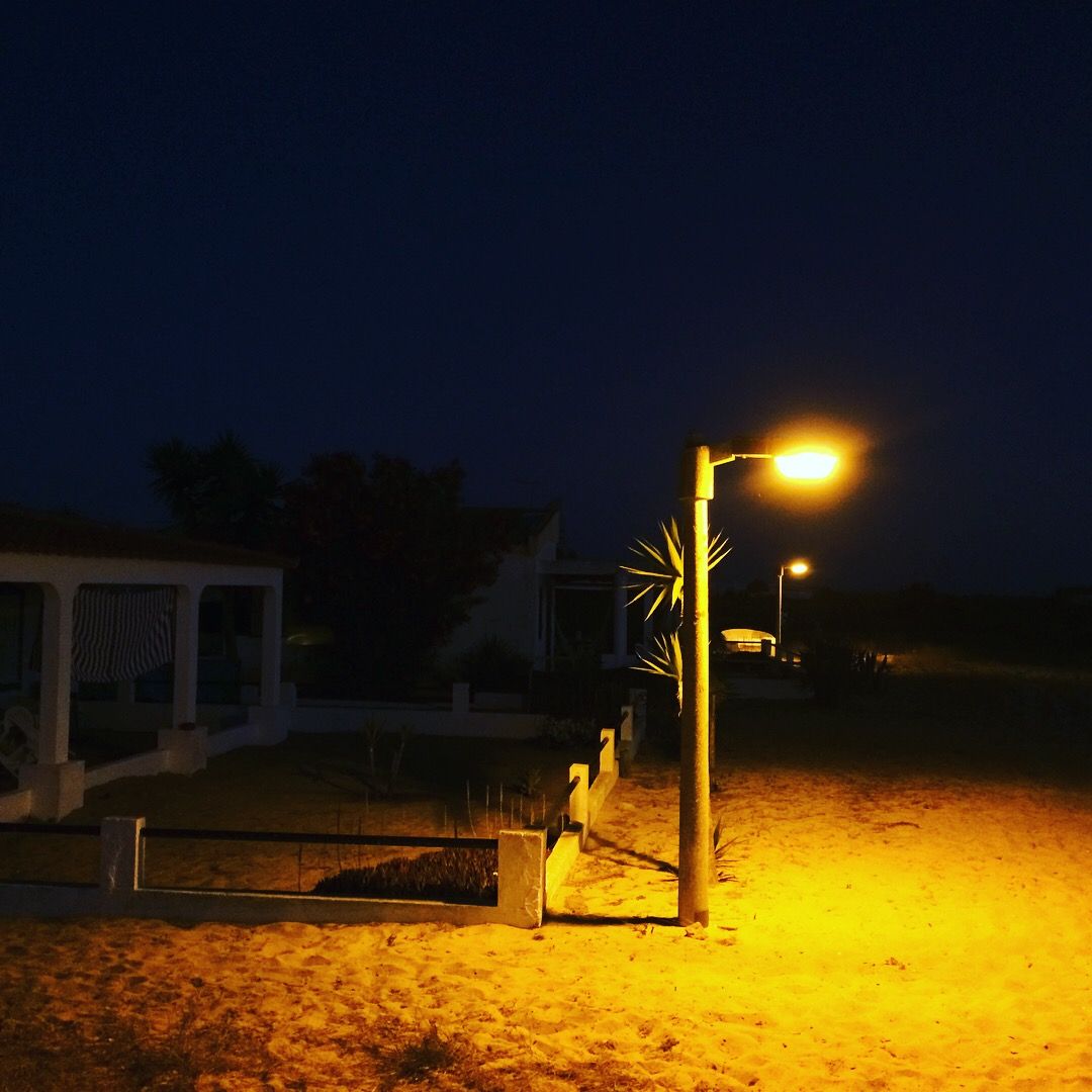 Street light. Culatra island