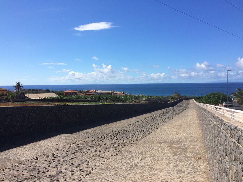The wide river is now closed in by humans. No more flooding.