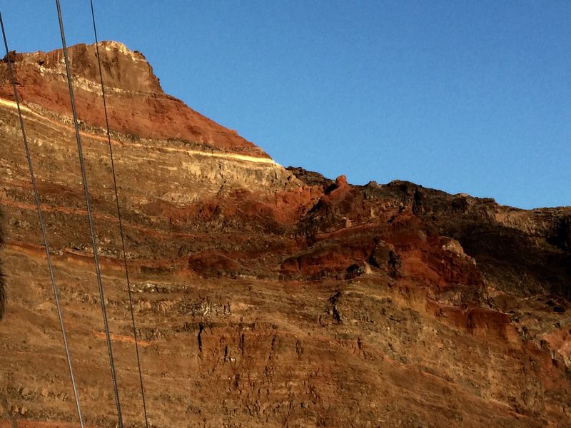 This towering cliff was guarding me and the boat for the whole time