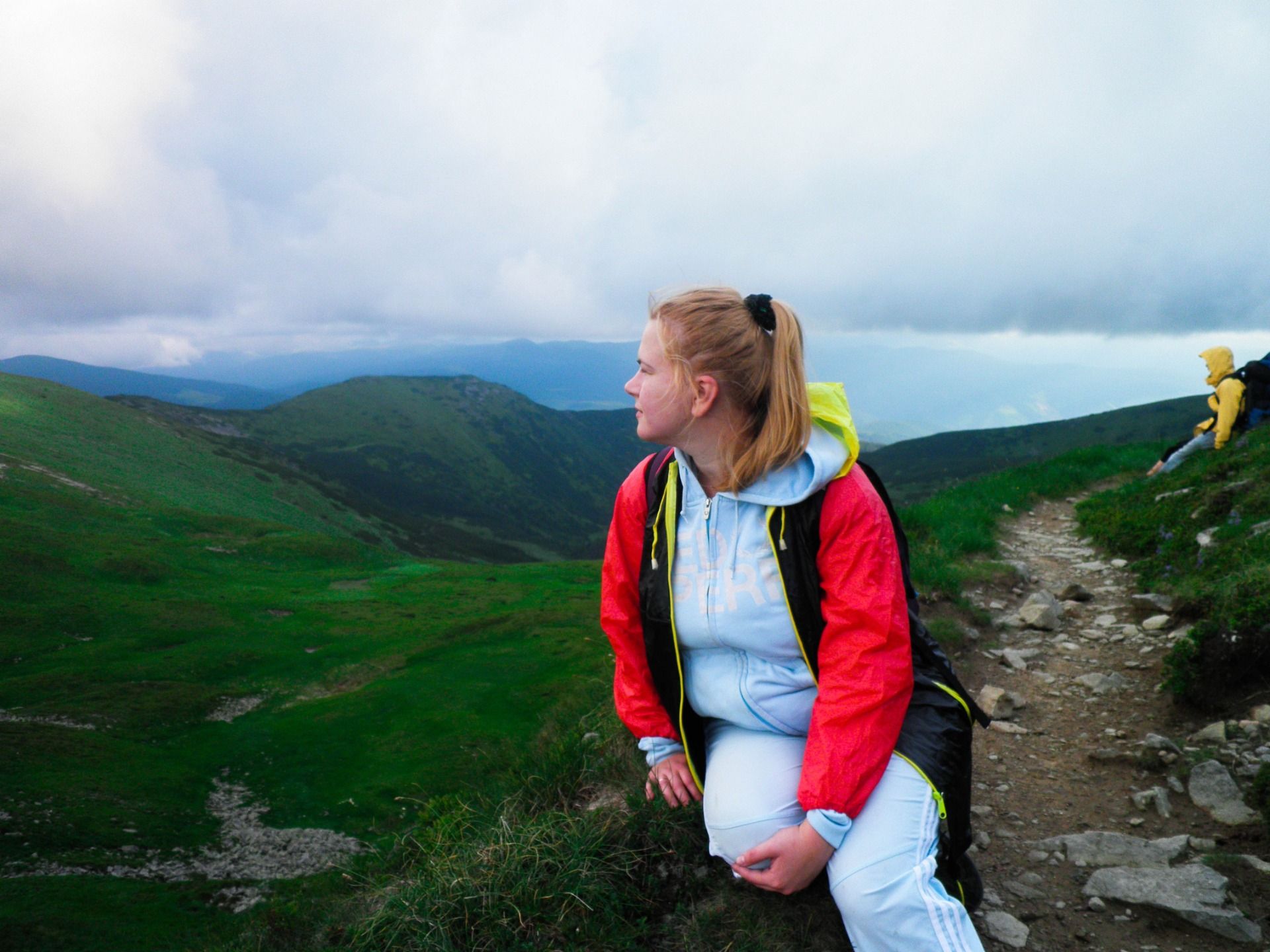 Journey to the highest mountain lake in Ukraine. After rain