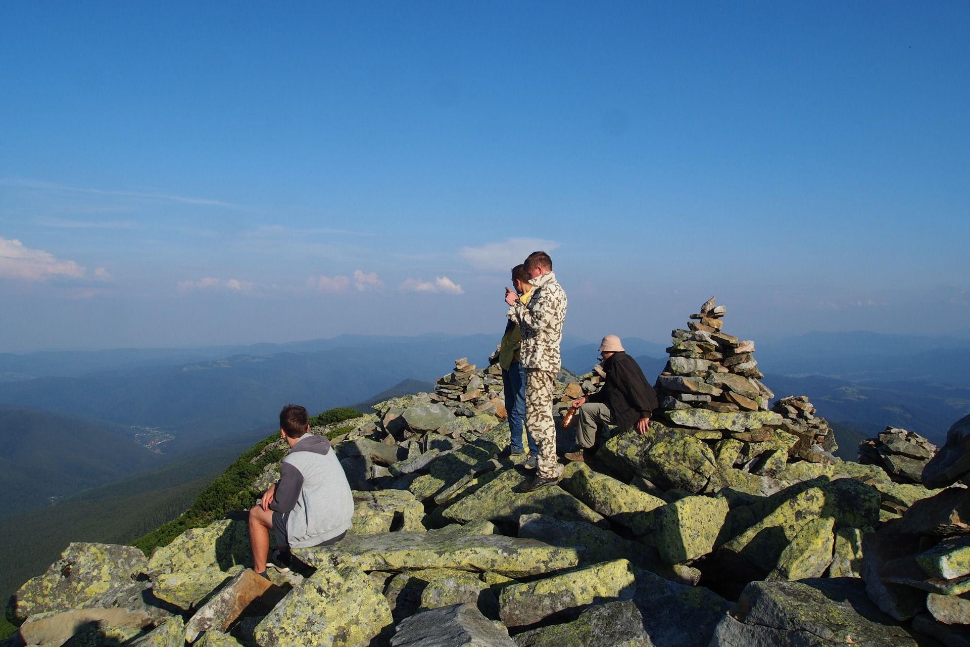 At the top of the mountain Khomyak