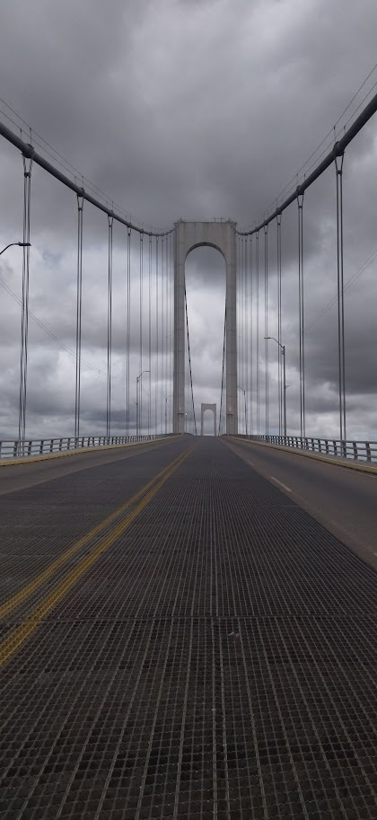 narrow bridge of Ciudad Bolívar over the Orinoco River in the Guayana region