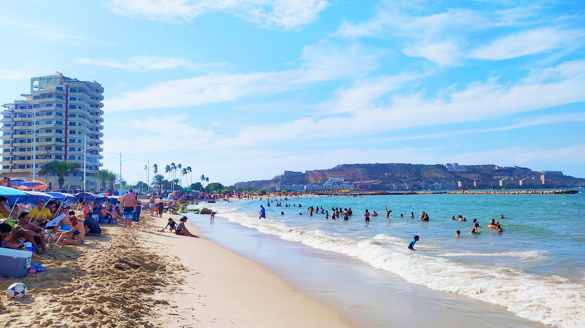 tourists enjoying a nice afternoon