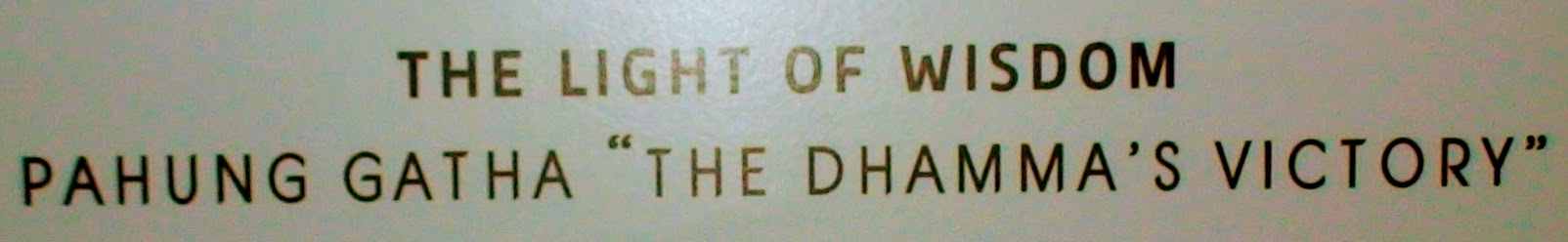 The Light Of Wisdom