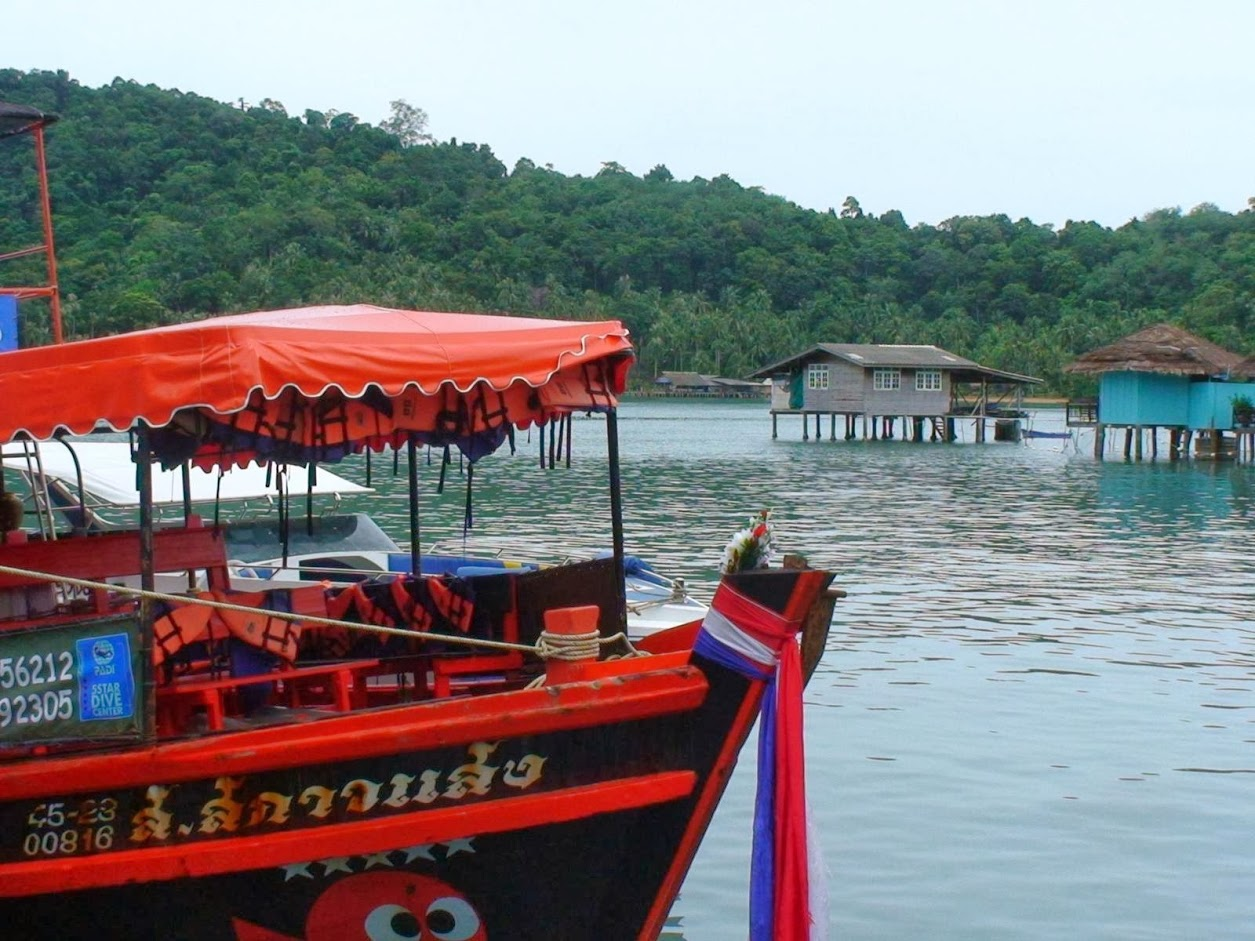 most of the houses at Bang Bao are build on stilts