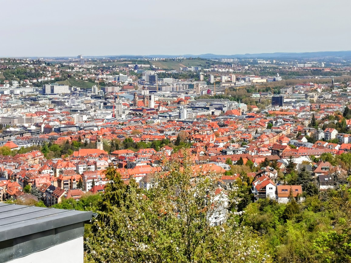 On the top of Stuttgart, one of the best viewing points....