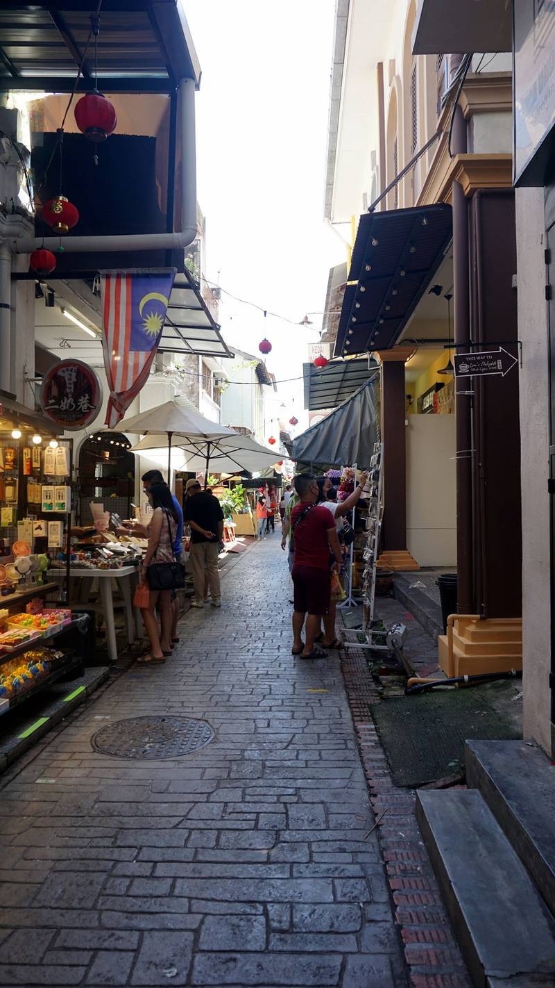 This is what it is today... - a little lane with little cafes, souvenir shops, etc