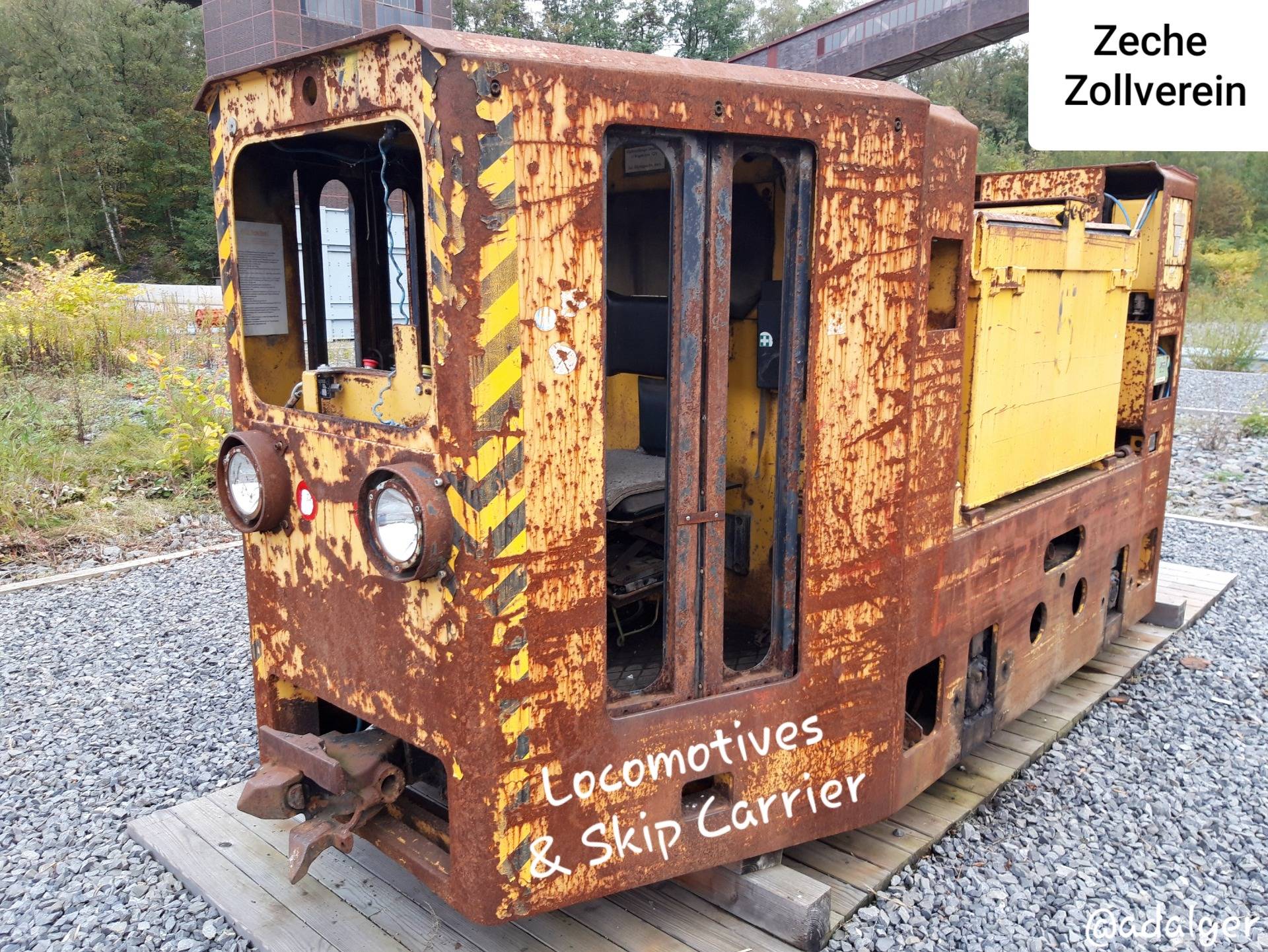 UNESCO World Heritage Site: Zollverein Coal Mining Industrial Complex: #04 - Locomotives & Skip Carrier