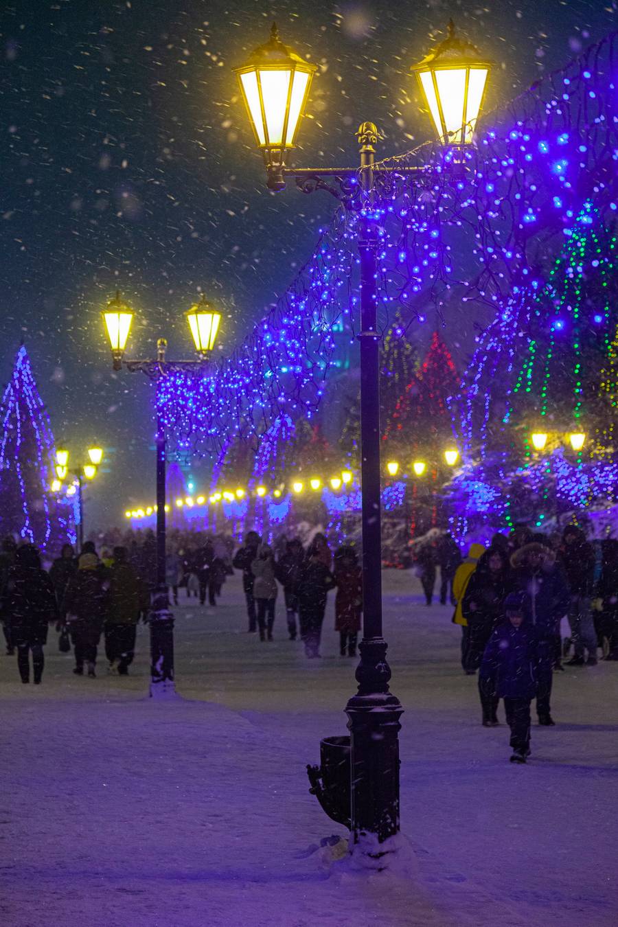 The magical decoration of the capital of Tatarstan