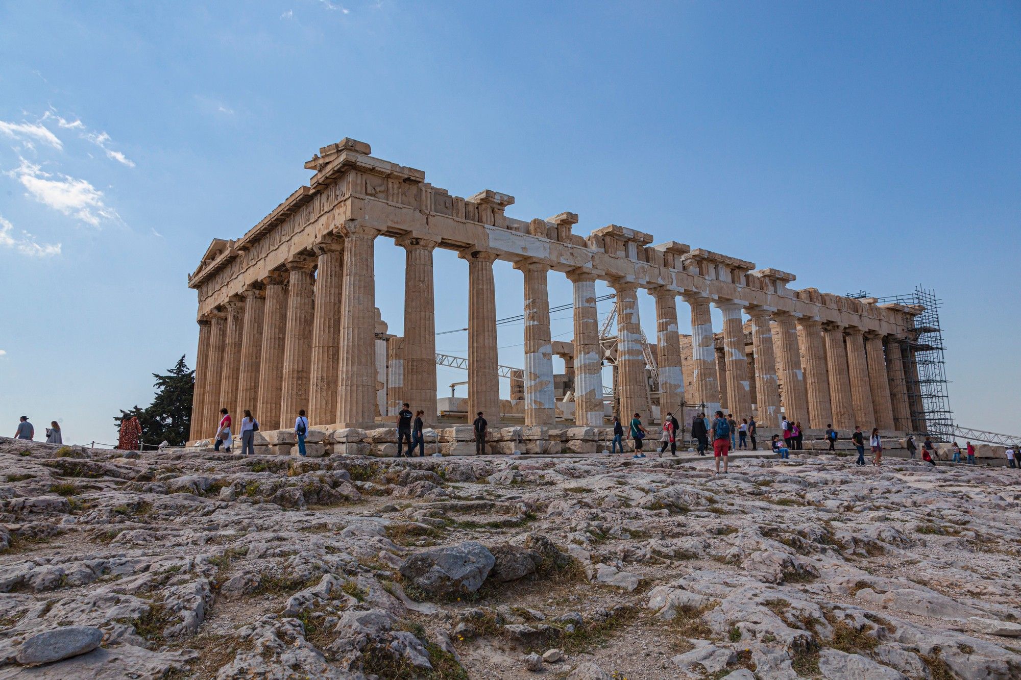 Parthenon - ideal proportions and not an easy fate