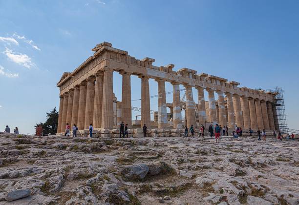 Parthenon - ideal proportions and not an easy fate