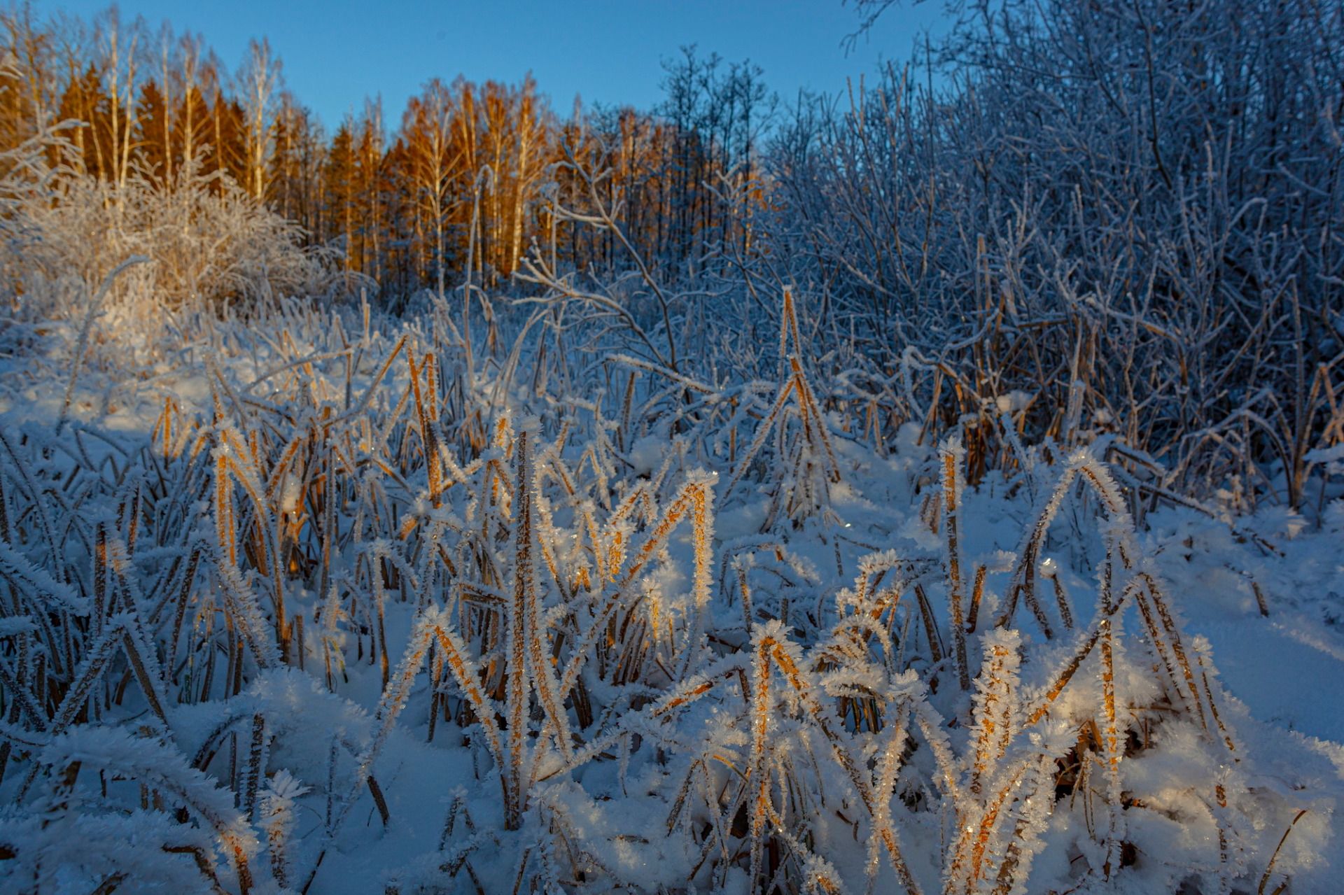 Along Russian roads at the very beginning of winter
