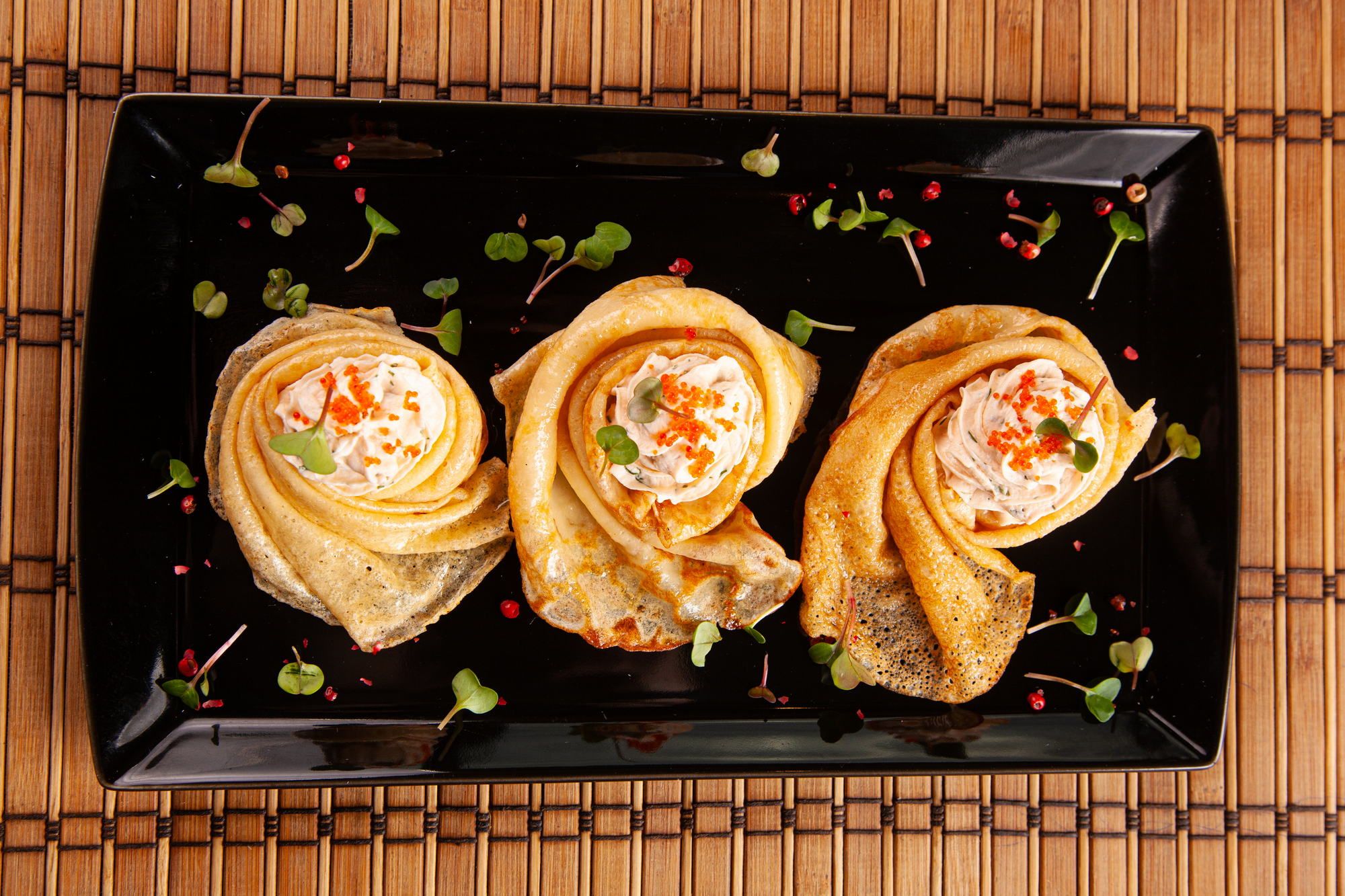 New Russian pancakes 
