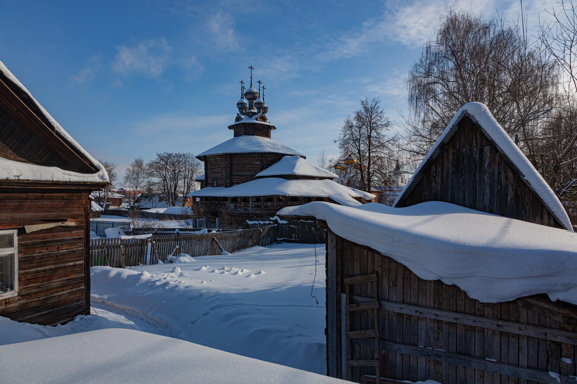 Around the old Russian monastery