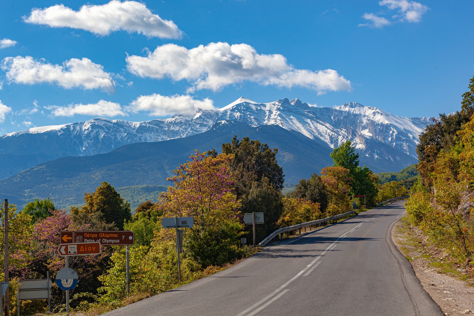 Olympic mountains in Greece