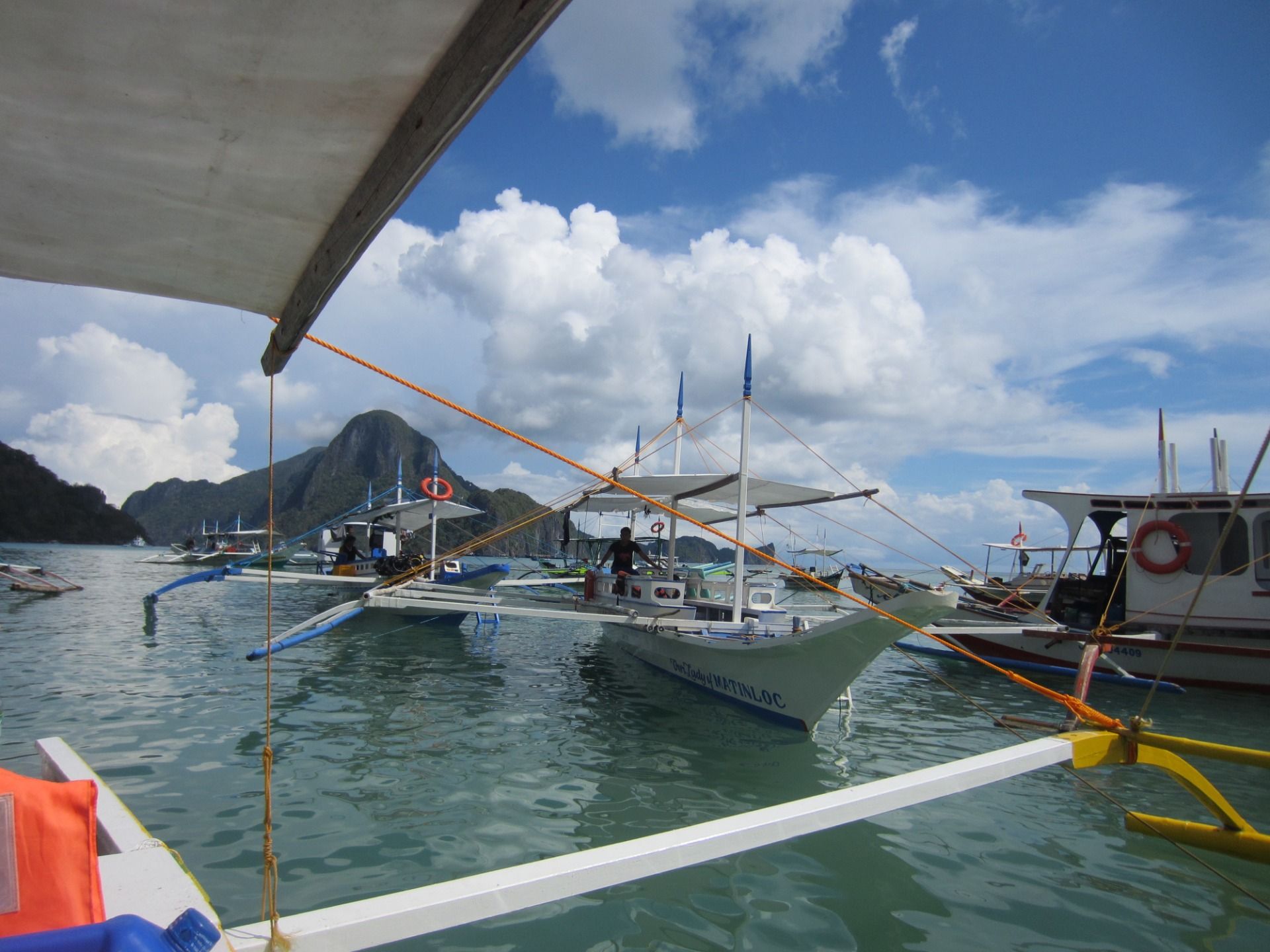 We load the boat and head out to the open waters.
