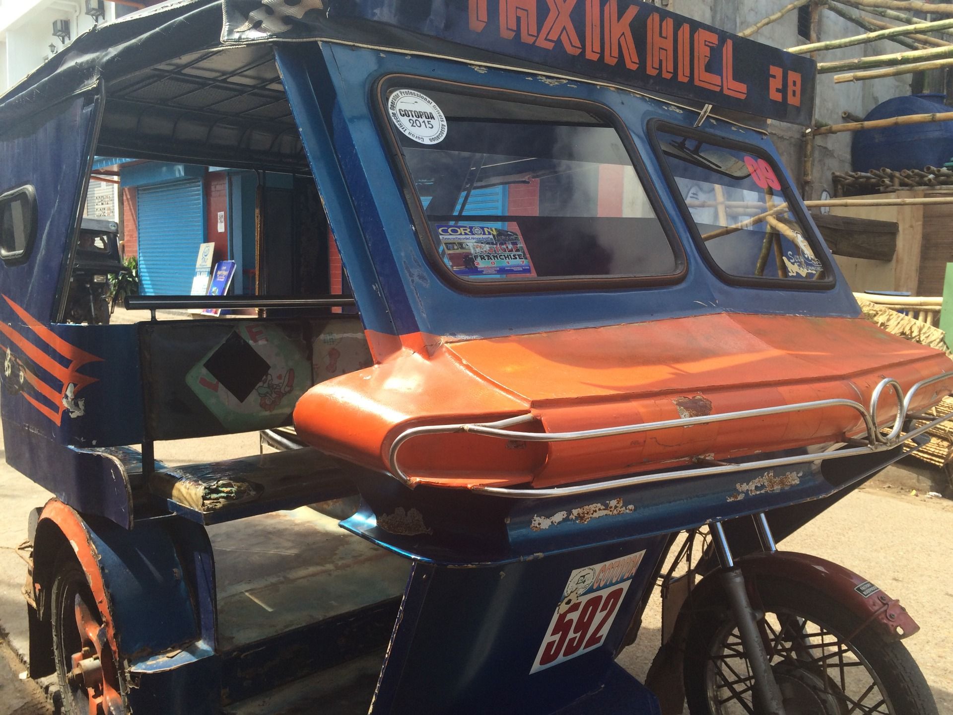 Jeepney adventure around the island of Coron Philippines.