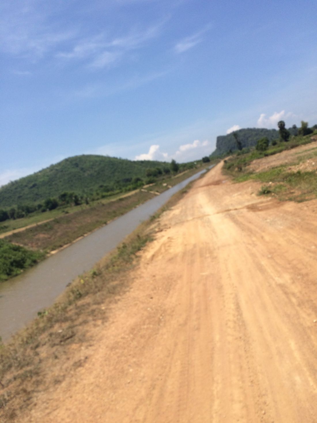 I did not notice how bumpy the road was which made the camera not focus right.