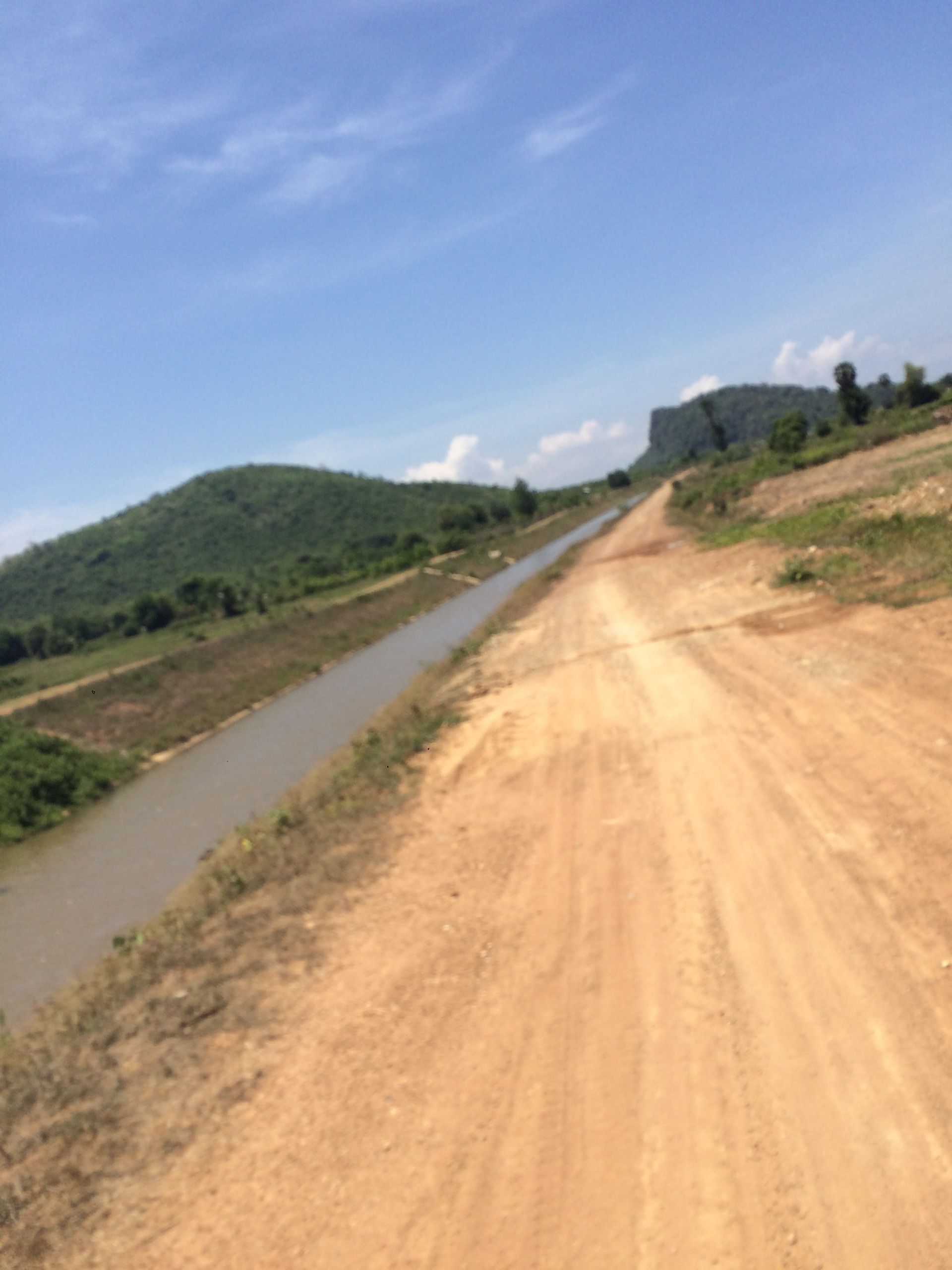 I did not notice how bumpy the road was which made the camera not focus right.