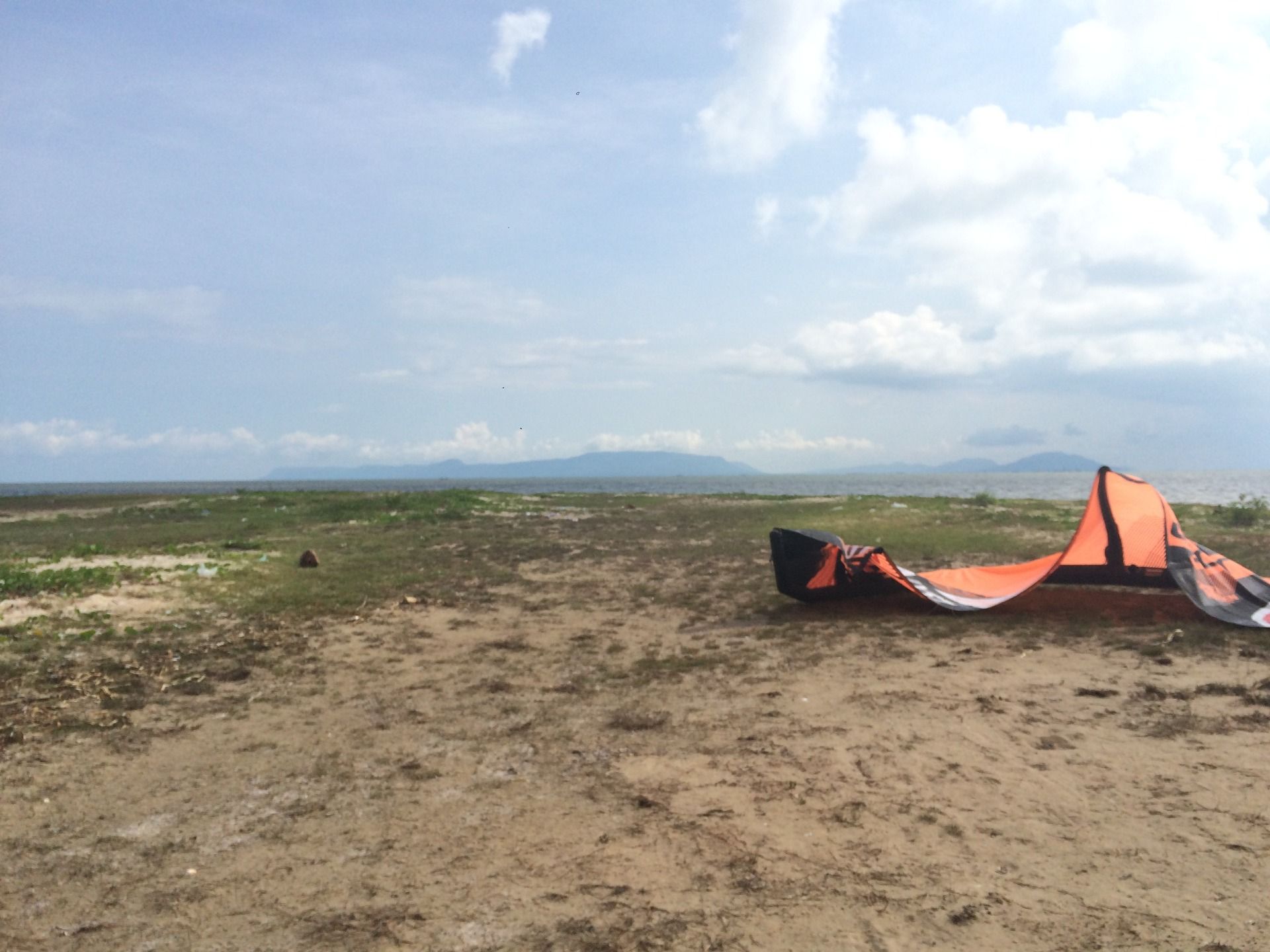 The kite of choice for the days winds.