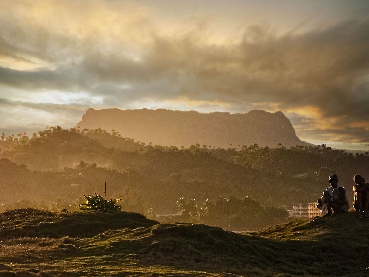 The mountain called ”Baracoa’s Anvil”.