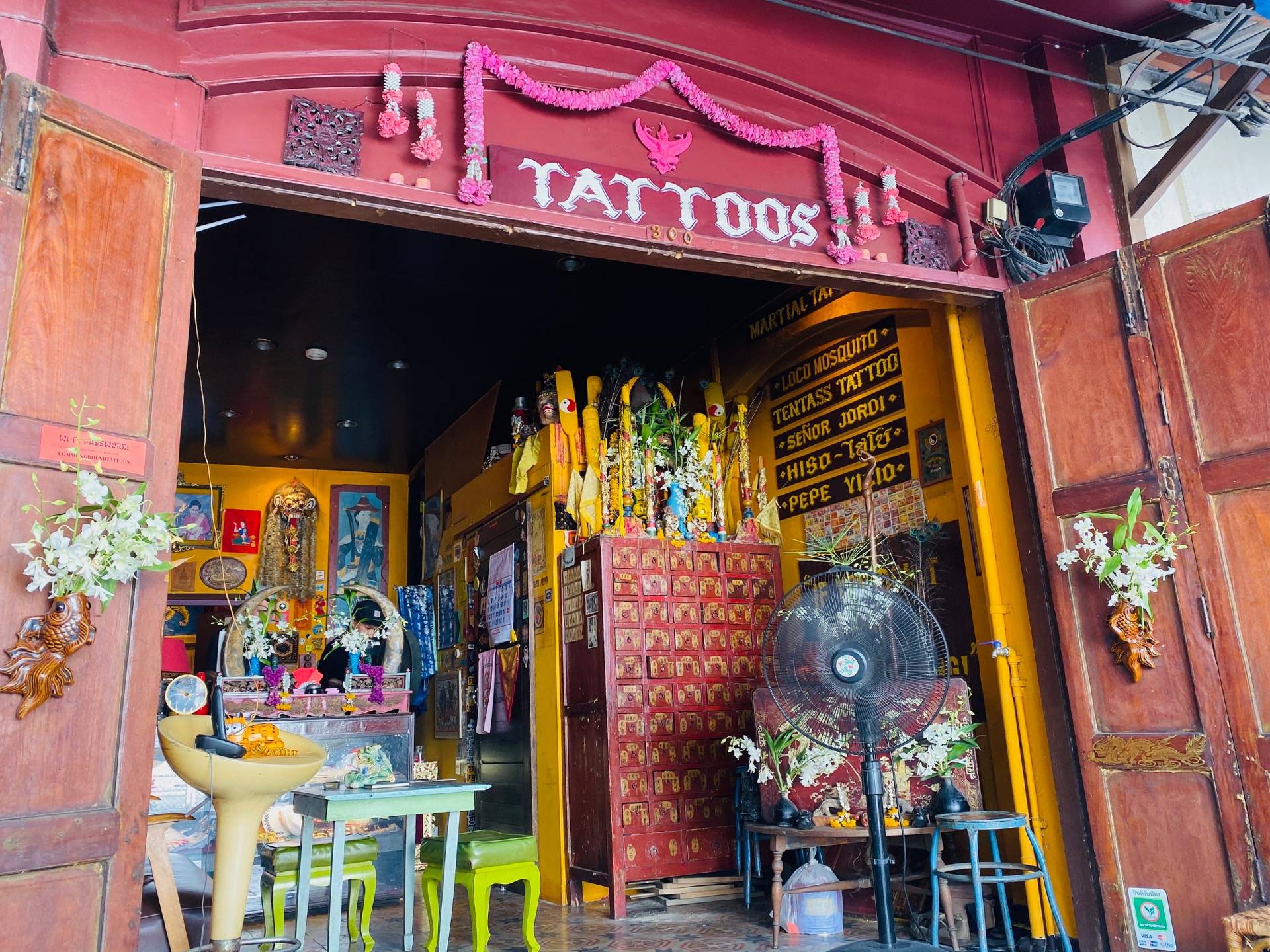 You won't immediately notice this is a tattoo parlor when walking by. 
